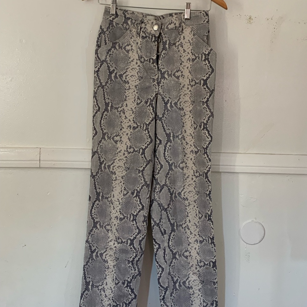 Wilfred Gray Patterned Pants
